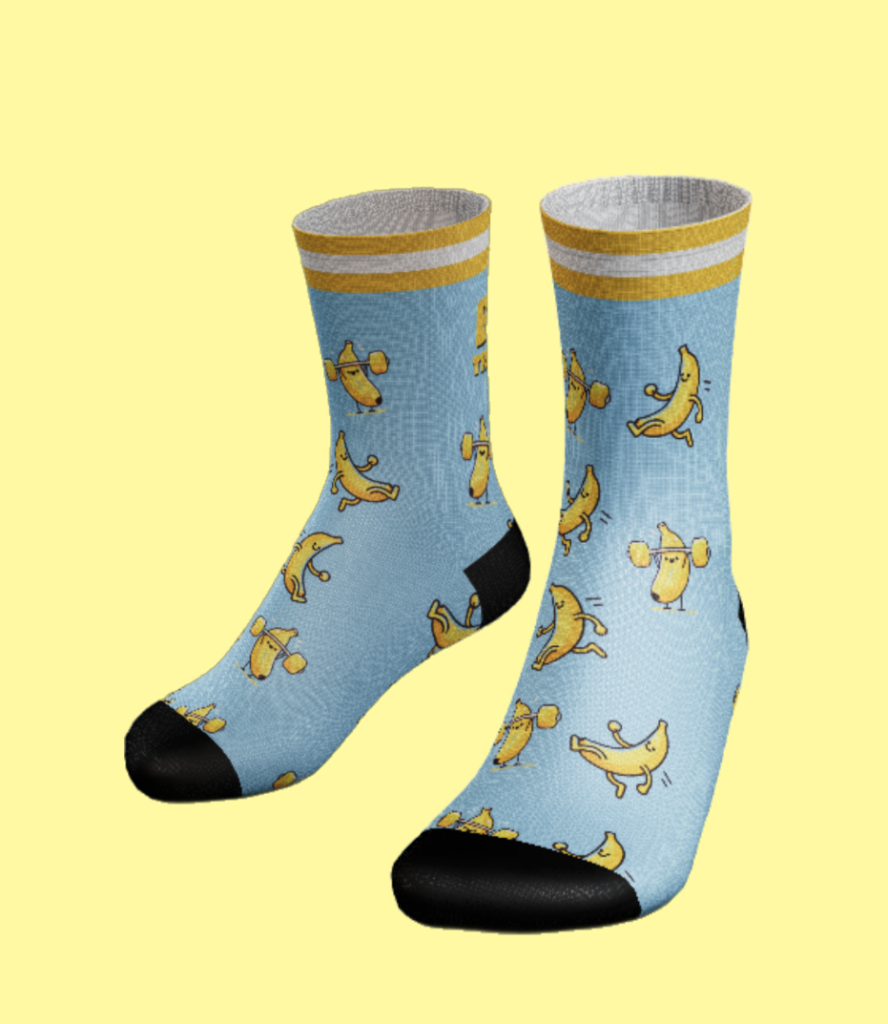 Banana Bla Training Socks